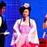 “技能中国行2016—走进江西技能展示交流活动”开幕式上，除了两位“活生生”的主持人外还有一位机器人担任主持。（鲍赣生/摄） - 人民网