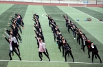 我校开展庆祝三八妇女节形体操比赛活动 - 江西中医药高等专科学校