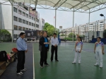 李小平副局长看望即将出征全运会群众项目柔力球比赛的全体队员 - 体育局