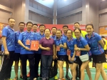 我校教工代表队在江西省第二届“中行•公仆杯”羽毛球赛中荣获佳绩 - 江西科技师范大学