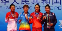 胡彩玲获得第十三届全运会拳击女子57公斤级银牌 - 体育局