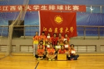 我校大学生女子排球队省大学生排球赛载誉而归 - 江西农业大学
