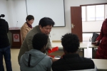 校领导与留学生一起欢庆小年 - 江西财经大学