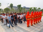 我院举行微型消防站启动仪式并开展消防演练 - 南昌商学院