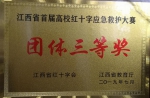 我校获江西省首届高校红十字应急救护大赛佳绩 - 南昌工程学院