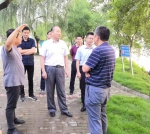 吴义泉副厅长指导昌江区五河治理防洪工程建设 - 水利厅