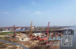 昌九高铁赣江公铁大桥南支主桥主塔首根桩基浇筑完成 - 中国江西网