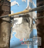 小区地下车库多根承重柱开裂 - 中国江西网