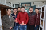 校领导节前看望慰问寒假留校学生 - 江西财经大学